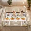 JUZIHAI Halloween Cute Dog Baby Play Mat for Floor 50'' x 50'', Soft Foldable Waterproof Crawling Playpen Mat with Non-Slip Bottom for Infants Toddlers Kids view 4