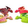 KXWDKJ 3D Printed Stuff 3D Printed Toy Phoenix Articulated for Home Office Executive Desk Decoration (Green Gold) view 4