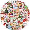 100PCS Christmas Stickers, Non-Repeating Vinyl Waterproof Holiday Stickers, Christmas Party Favors, Stocking Stuffers for Kids Toddlers Teens Boys Girls, Activities, Gifts, Toys, Goodie Bag Stuffers view 1