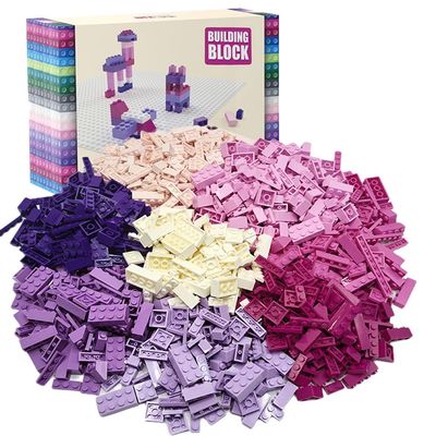 1200 Pieces Building Bricks Play Set, Colors Mixed Shapes Classic Colors Bulk Building Blocks, Generic Brick Building Parts, for Boys and Girls