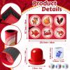 APUDWN BAU Cua Ca Cop Game Set, Vietnamese Lunar New Year Dice Game with 15.7'' x 23.6'' Mat, 3 Gourd Fish Shrimp Crab Dice and Shaker Cup, Traditional BAU Cua for Party Gatherings and Celebrations view 2