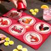 APUDWN BAU Cua Ca Cop Game Set, Vietnamese Lunar New Year Dice Game with 15.7'' x 23.6'' Mat, 3 Gourd Fish Shrimp Crab Dice and Shaker Cup, Traditional BAU Cua for Party Gatherings and Celebrations view 3