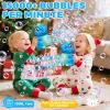 Dinosaur Bubble Machine Toy for Kids: Automatic Blower with Lights, Large 150ML Tank & Powerful Motor - Produces 15,000+ Colorful Bubbles/Min for Magical Party, Birthday view 2