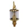 DIOBFZFY 3/8" BSPP Male Thread Copper Plating Oil Cup Sight Gravity 600ML view 1