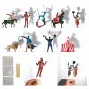 Circus Shadow Puppet Theater Set  9-Piece Carnival Silhouette Kit with Felt Cutouts, Sticks & Dots  DIY Storytelling Shadow Play for Kids, Classroom & Family Craft Activities view 1