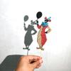 Circus Shadow Puppet Theater Set  9-Piece Carnival Silhouette Kit with Felt Cutouts, Sticks & Dots  DIY Storytelling Shadow Play for Kids, Classroom & Family Craft Activities view 4