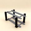 Double Tier Car Lift Display for Hot Wheels Matchbox Car 1:64 Scale 4 Post Diecast Display Stand Multi-Level Showcase Rack view 2