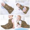 Muishi Vintage Leopard Print Pattern Baby Wearable Blanket Infant Boys Girls Sleeping Bag For Newborn Unisex Baby Stuff Sleep Sack Suit M(6-12month) view 3