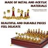 15-Inch Large Chess Set for Adults and Kids  Weighted Zinc Alloy & Acrylic Chess Pieces with Wooden Chess Board, Premium Classic Board Game for Home, Office, Family Game Night & Gifts view 2