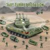 Army Tank Toys for Boys 3 4 5 6 7 8 Years Old, Military Toys Playset with 6 Mini Die-Cast Cars Helicopter & 10 Army Men Toy Soldiers, Kids Christmas Birthday Gifts Present for Boys Age 3+ view 4
