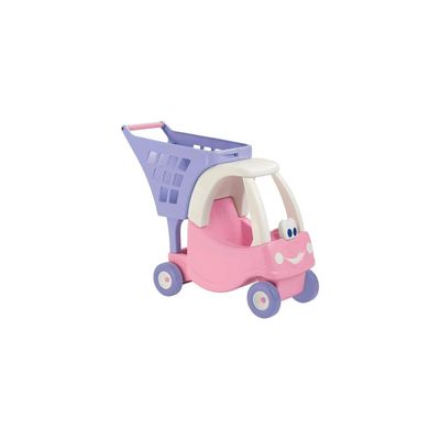 Maykoosh Shopping Cart - Pretend Grocery Play Cart with Ride-On Style and Storage Basket