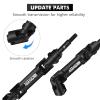 2Pcs RC Car Front & Rear Universal Drive Shafts CVD Replace Parts Compatible with 1/10 Traxxas Mini Maxx 107154 RC Monster Truck Car Update Parts Heavy Duty Drive Shaft view 3
