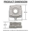 FLMLF 23cc 26cc 29cc 30.5cc Engine Clutch Housing for Zenoah CY Rovan Engines for 1/5 HPI ROFUN KM Baja Losi 5ive T Rc Car Parts view 3