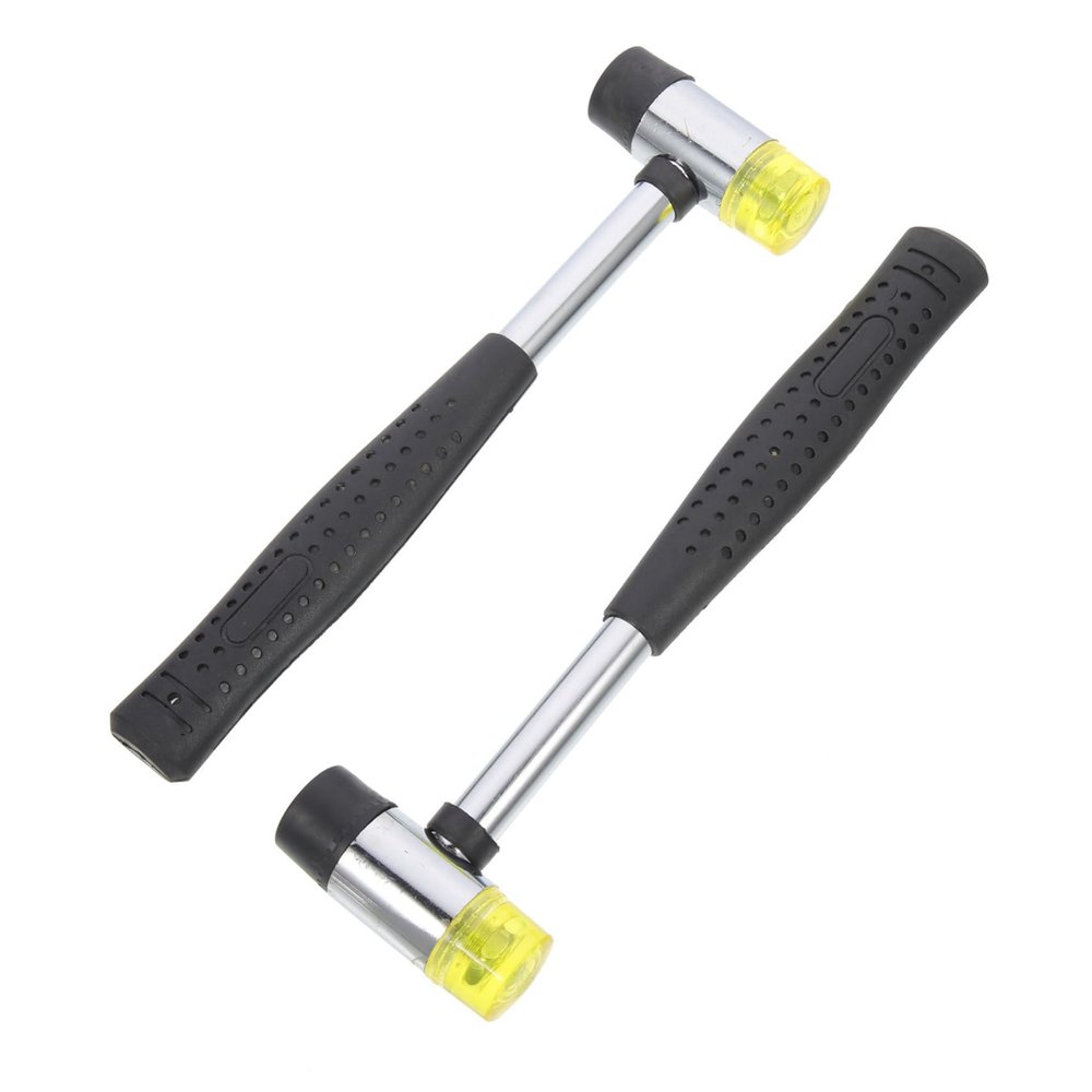 2Pcs Tool Hammer Mallets Pounding for Hand Training Safe Rubber Hammers for Boys