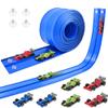 HACOCOLA 15 Ft Flexible Race Track Set with 6 Toy Cars for Kids view 1