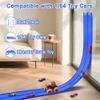 HACOCOLA 15 Ft Flexible Race Track Set with 6 Toy Cars for Kids view 2