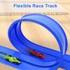 HACOCOLA 15 Ft Flexible Race Track Set with 6 Toy Cars for Kids view 4