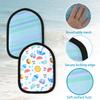 4 PCS Seabeach & Stripe Theme Sand Wipe Off Mitts, Soft Breathable Gloves Duster for Volleyball Sandbox Lakeside Water Activities, Beach Sand Remover Cleaner Mitts Bags for Surf Ocean Sport Recreation view 2