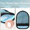 4 PCS Seabeach & Stripe Theme Sand Wipe Off Mitts, Soft Breathable Gloves Duster for Volleyball Sandbox Lakeside Water Activities, Beach Sand Remover Cleaner Mitts Bags for Surf Ocean Sport Recreation view 3