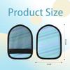 4 PCS Seabeach & Stripe Theme Sand Wipe Off Mitts, Soft Breathable Gloves Duster for Volleyball Sandbox Lakeside Water Activities, Beach Sand Remover Cleaner Mitts Bags for Surf Ocean Sport Recreation view 4