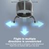 Authticar RC Helicopter, 1:42 Scale 4CH Bell206 RC Helicopter with 6 Axis Gyro Altitude Hold Optical Flow Positioning Brushless Motor One Key Takeoff Landing for Adults (Gray) view 3