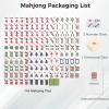 Aceshmir Mahjong Tile Set, 146pcs Chinese Mahjong Set Quality Mah Jong Tiles with Exquisite Storage Box Easy to Carry, Instructions Include Mah Jongg Sets for Family & Friends Gatherings view 3