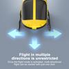 Authticar RC Helicopter, 1:42 Scale 4CH Bell206 RC Helicopter with 6 Axis Gyro Altitude Hold Optical Flow Positioning Brushless Motor One Key Takeoff Landing for Adults (Yellow) view 3