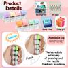 4 PCS Keyboard Fidget Toy, Keyboard Fidget Keychain 4-in-1 Keyboard Decompression Button Finger Clicker Toys, Button Stress Relief Fidget Gifts (Colorful) view 3