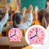 TTETTZ Teaching Clock Time Activity Realistic Development Toy Educational Gift Education Toy for Kindergarten Boys and Girls, Pink view 4