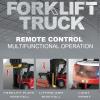 Authticar RC Forklift Truck, 1:24 Scale 2 in 1 Transform Lift Fork & Hook, Teen Forklift Toy, 11 Channel Remote Control Forklift for Adults with Spray Light RC Construction Vehicles Toy view 3