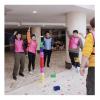 GMSDHCY Team Building Team Tower Game Adults Work, Outdoor Activities Field Day Teamwork Block Stacking Games Kit for Improving Communication Skills(Red,10PCS) view 1