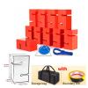 GMSDHCY Team Building Team Tower Game Adults Work, Outdoor Activities Field Day Teamwork Block Stacking Games Kit for Improving Communication Skills(Red,10PCS) view 2