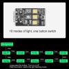 Cryfokt Drone Wireless LED Strobe Light with 10 flashing, for Mini3 Pro, for series, Spark, 3/4, x8SE and Mini, High Bright Anti CollisionPilot Light view 2