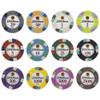 1000 Bulk Showdown Club Design 13.5gm Clay Composite Poker Chips - Choose Chips! view 1