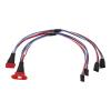 Create idea MPX 8Pin Multi-Wire Servo Extension Plug 2 Lead Male and Female Set 20AWG for RC Models view 1