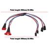 Create idea MPX 8Pin Multi-Wire Servo Extension Plug 2 Lead Male and Female Set 20AWG for RC Models view 4