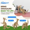 Go On Make Me Poseable Dinosaur Paper Animation Kit  Rob Ives DIY Movable Parasaurolophus Papercraft Model  STEM Craft Toy  Mechanical Paper Model for Kids & Adults  Screen-Free Dinosaur Gift view 2