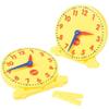 Classroom Time Teaching Kit  10 Flip Chart Clocks with Moveable Hands & 6 Demonstration Clocks for Learning Analog & Digital Time, Ages 5+ view 4