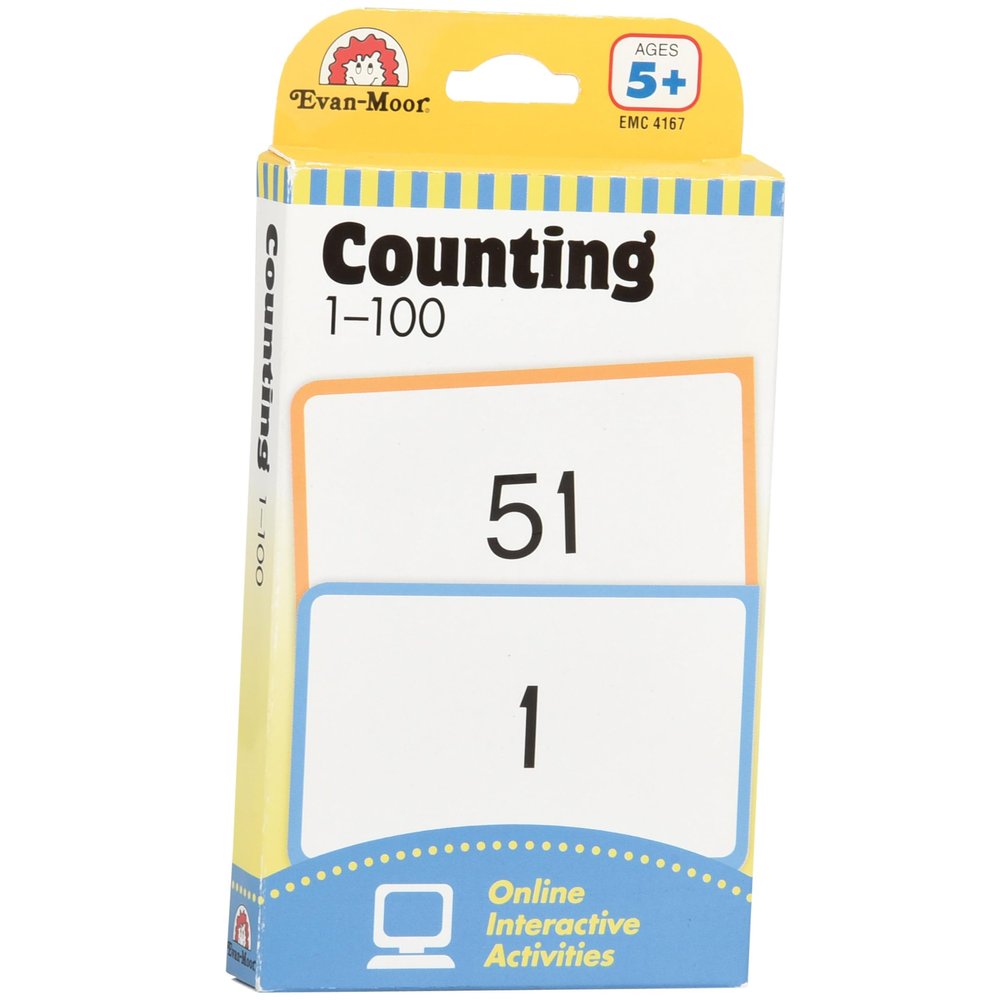 Constructive Playthings Numbers to 100 Chart Counting, Sequencing & Number Pattern Learning Tool for Early Math Skills, Grades K+