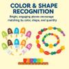 Early Math Activity Solution Pack - All in One 464 Math Pop Beads, 25 Counting Owls on Log and Cards, 20 Piece Number Popcicles, Early Math, Preschool view 3