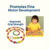 Early Math Activity Solution Pack - All in One 464 Math Pop Beads, 25 Counting Owls on Log and Cards, 20 Piece Number Popcicles, Early Math, Preschool view 4