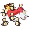 Math Storytelling Props  Five Little Monkeys Jumping on The Bed Fabric Set for Counting, Number Recognition & Early Math Skills view 1