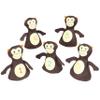 Math Storytelling Props  Five Little Monkeys Jumping on The Bed Fabric Set for Counting, Number Recognition & Early Math Skills view 2