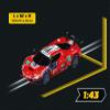 Carrera GO Slot Car 20064284  Ferrari 296 GT3 AF Corse, No.21 (IMSA, Weathertech GTD (2024) 1:43 Scale Analog Vehicle view 3