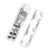 Cool Crazy White Black Motorcycle Pattern Compact And Portable Gourd Handle Style Knife Fork Spoon Three Piece Set view 4
