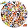 100PCS Animal Stickers for Water Bottle, Cartoon Cute Animal Stickers for Teens Adults Teachers, Waterproof Vinyl Decals for Laptop Scrapbook Journal Water Bottles Skateboard(100) view 2