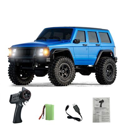 TOUCAN RC HOBBY 1/18 4x4 RC Off Road Vehicle Radio Control Crawler C8809 Model 3 Speed 370 Brushed Motor 20A ESC 100M Control Ready to Go