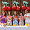 10 Pcs Cherry Balloons, 20 Inch Cherry Birthday Party Decorations Fruit Party Balloons Cherry-Theme Partys Decorations Supplies Cherrys Fruit Balloon Birthday Decoration view 4