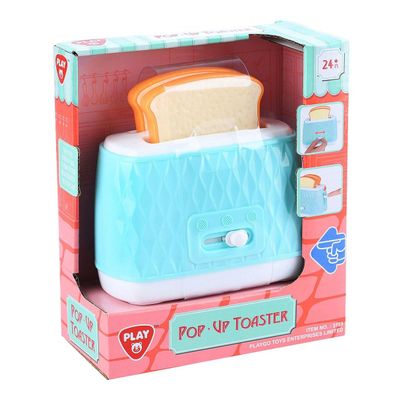 Play Toy Toaster Set - Pop-up Toaster for Children Breakfast