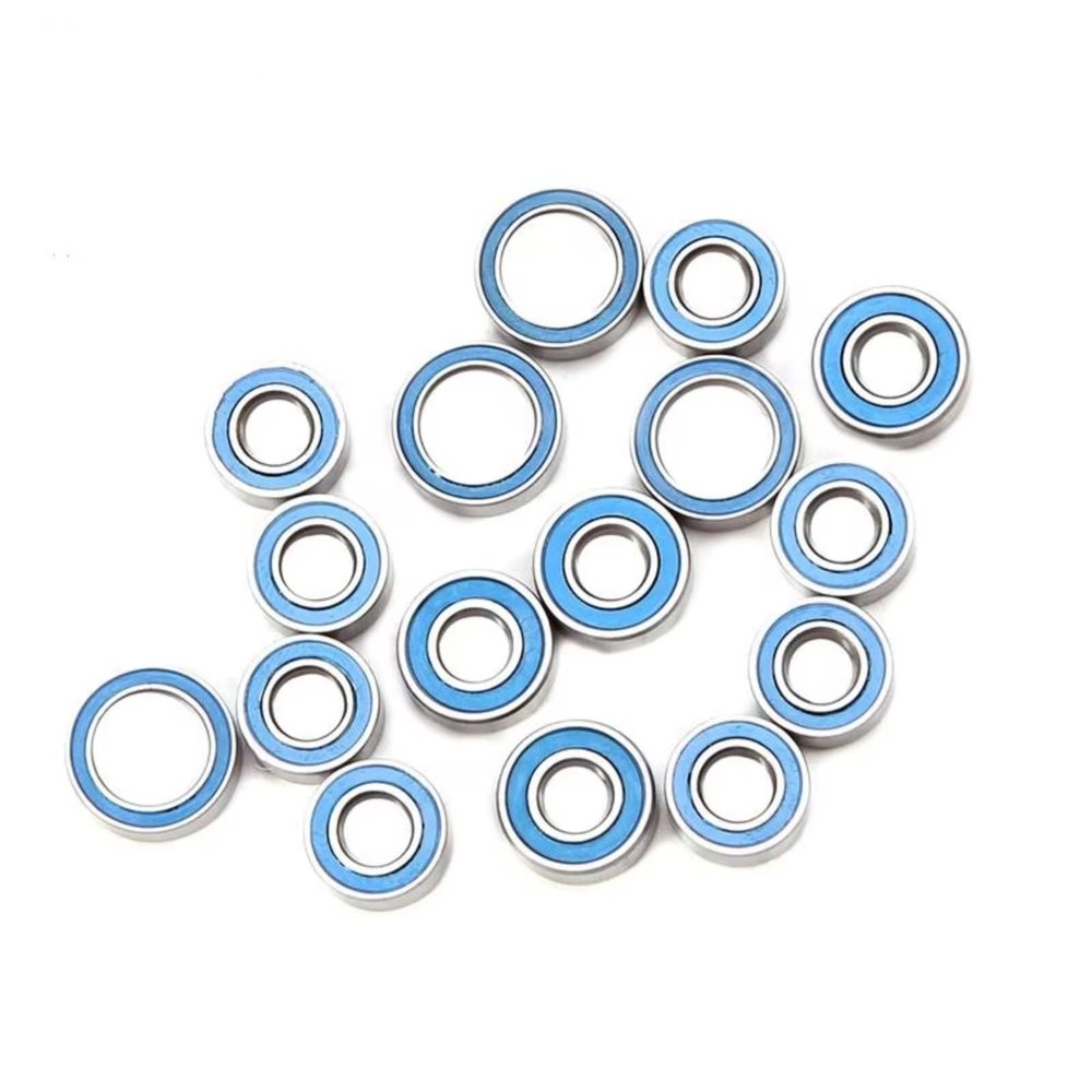Compatible with Tamiya for TT-02 TT-02D 1/10 Remote Control Car Upgrades Parts Accessories 16PCS Sealed Ball Bearing Kit RC Car Accessories